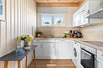Küche / Küchenzeile - Ferienhaus Meeresblick 28 Olpenitz - Top-Hundeurlaub