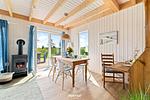 Wohnzimmer - Ferienhaus Meeresblick 28 Olpenitz - Top-Hundeurlaub