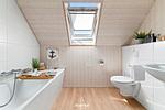 Badezimmer - Ferienhaus Meeresblick 28 Olpenitz - Top-Hundeurlaub