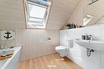 Badezimmer - Ferienhaus Meeresblick 28 Olpenitz - Top-Hundeurlaub