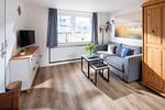 Wohnzimmer - 1-Raum-Fewo Lütjeoog - Top-Hundeurlaub