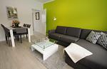 Wohnzimmer - Ferienwohnung Evergreen inkl. Saisonstrandkorb - Top-Hundeurlaub