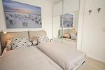 Schlafzimmer - Ferienwohnung Evergreen inkl. Saisonstrandkorb - Top-Hundeurlaub