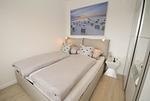 Schlafzimmer - Ferienwohnung Evergreen inkl. Saisonstrandkorb - Top-Hundeurlaub