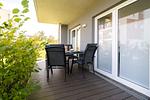 Terrasse - Nordsee Oase (50.0.N) - Top-Hundeurlaub
