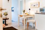 Küche / Küchenzeile - Ferienwohnung Am Hafen - Top-Hundeurlaub