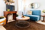 Wohnzimmer - Ferienwohnung Am Hafen - Top-Hundeurlaub