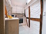 Küche / Küchenzeile - Ferienwohnung Hafenblick - Top-Hundeurlaub