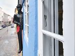 Fassade / Eingang - Ferienwohnung Hafenblick - Top-Hundeurlaub