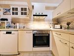 Küche / Küchenzeile - Ferienwohnung Kapitänswohnung - Top-Hundeurlaub