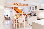 Küche / Küchenzeile - Ferienwohnung Kapitänswohnung - Top-Hundeurlaub