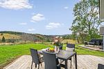 Terrasse - Ferienhaus Panoramablick 29 - St. Andreasberg im Harz - Top-Hundeurlaub