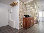 Garderobe und Treppe ins Obergeschoss - Wohnung 3-55 - Top-Hundeurlaub