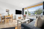 Wohnzimmer - Ferienwohnung Wattkieker Büsum - Top-Hundeurlaub