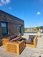 Terrasse - Penthouse Strandoase mit herrlicher Dachterrasse und Sauna - Top-Hundeurlaub