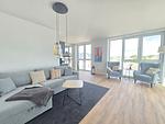 Wohnzimmer - Penthouse Strandoase mit herrlicher Dachterrasse und Sauna - Top-Hundeurlaub