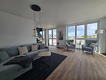 Wohnzimmer - Penthouse Strandoase mit herrlicher Dachterrasse und Sauna - Top-Hundeurlaub