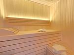 Sauna - Ferienwohnung Meeresrauschen im Erdgeschoss mit Garten, Sauna und Haustier erlaubt - Top-Hundeurlaub