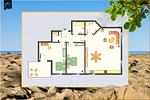 Grundriss - App.28 Villa Regina Maris - Top-Hundeurlaub