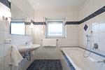 Badezimmer - Ferienwohnung Fiete Mienhus Norddeich - Top-Hundeurlaub