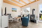 Wohnzimmer - Ferienhaus Strandläufer Olpenitz - Top-Hundeurlaub