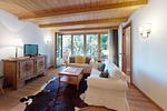 Wohnzimmer - Apartment Muntagna Alva EG - Top-Hundeurlaub