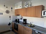 Küche / Küchenzeile - Komfort Ferienwohnung mit 1 Schlafzimmer und Terrasse im Erdgeschoss (013) - Top-Hundeurlaub