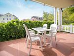 Terrasse - Komfort Ferienwohnung mit 1 Schlafzimmer und Terrasse im Erdgeschoss (003) - Top-Hundeurlaub