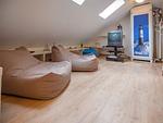 Schlafzimmer - Komfort Ferienwohnung mit 1 Schlafzimmer und Balkon im Dachgeschoss (023) - Top-Hundeurlaub