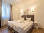 Schlafzimmer - Komfortplus Ferienwohnung mit 1 Schlafzimmer und Terrasse im Erdgeschoss (033) - Top-Hundeurlaub
