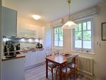 Küche / Küchenzeile - Komfortplus Ferienwohnung mit 1 Schlafzimmer und Terrasse (035) - Top-Hundeurlaub