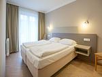 Schlafzimmer - Komfortplus Ferienwohnung mit 1 Schlafzimmer und Terrasse im Erdgeschoss (063) - Top-Hundeurlaub