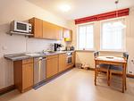 Küche / Küchenzeile - Komfort Ferienwohnung mit 1 Schlafzimmer und Terrasse im Erdgeschoss (076) - Top-Hundeurlaub