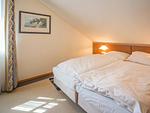 Schlafzimmer - Komfort Ferienwohnung mit 1 Schlafzimmer und Balkon im Dachgeschoss (109) - Top-Hundeurlaub