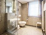 Badezimmer - Komfort Ferienwohnung mit 1 Schlafzimmer und Balkon im Dachgeschoss (123) - Top-Hundeurlaub
