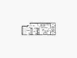 Grundriss - Komfort Ferienwohnung mit 1 Schlafzimmer und Balkon im Dachgeschoss (123) - Top-Hundeurlaub