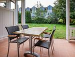 Terrasse - Komfort Ferienwohnung mit 1 Schlafzimmer und Terrasse im Erdgeschoss (153) - Top-Hundeurlaub
