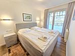 Schlafzimmer - Komfortplus Ferienwohnung mit 2 Schlafzimmern und Terrasse im Erdgeschoss (166) - Top-Hundeurlaub