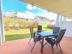 Terrasse - Komfortplus Ferienwohnung mit 2 Schlafzimmern und Terrasse im Erdgeschoss (166) - Top-Hundeurlaub