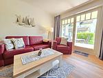 Wohnzimmer - Komfortplus Ferienwohnung mit 1 Schlafzimmer und Terrasse im Erdgeschoss (212) - Top-Hundeurlaub