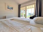 Schlafzimmer - Komfortplus Ferienwohnung mit 1 Schlafzimmer und Terrasse im Erdgeschoss (212) - Top-Hundeurlaub