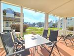 Terrasse - Komfortplus Ferienwohnung mit 1 Schlafzimmer und Terrasse im Erdgeschoss (212) - Top-Hundeurlaub