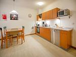 Küche / Küchenzeile - Komfort Ferienwohnung mit 1 Schlafzimmer und Terrasse im Erdgeschoss (199) - Top-Hundeurlaub