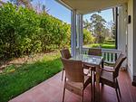 Terrasse - Komfort Ferienwohnung mit 1 Schlafzimmer und Terrasse im Erdgeschoss (199) - Top-Hundeurlaub