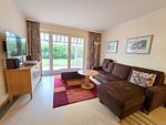 Wohnzimmer - Komfort Ferienwohnung mit 2 Schlafzimmern und Terrasse im Erdgeschoss (190) - Top-Hundeurlaub
