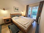Schlafzimmer - Komfort Ferienwohnung mit 2 Schlafzimmern und Terrasse im Erdgeschoss (190) - Top-Hundeurlaub