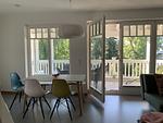 Wohnzimmer - Komfort Ferienwohnung mit 1 Schlafzimmer und Balkon im Obergeschoss (192) - Top-Hundeurlaub