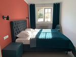 Schlafzimmer - Komfort Ferienwohnung mit 1 Schlafzimmer und Balkon im Obergeschoss (192) - Top-Hundeurlaub