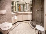 Badezimmer - Komfort Ferienwohnung mit 1 Schlafzimmer und Balkon im Dachgeschoss (185) - Top-Hundeurlaub
