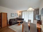 Wohnzimmer - Komfort Ferienwohnung mit 1 Schlafzimmer und Terrasse im Erdgeschoss (219) - Top-Hundeurlaub